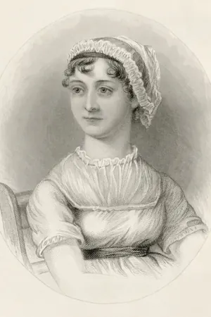 Portrait engraving of Jane Austen, after a sketch by her sister Cassandra Austen