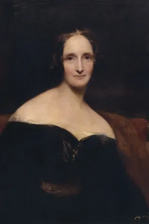 Portrait of Mary Shelley by Richard Rothwell, about 1840